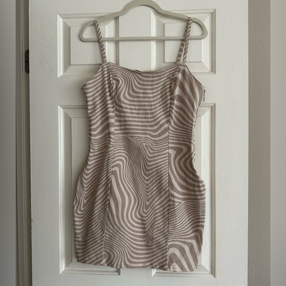 Trippy Swirl design dress